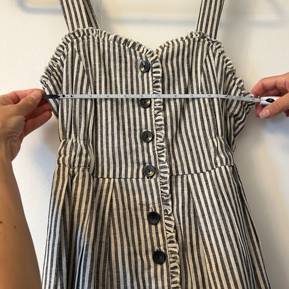 Dear Creatures Striped Petticoat Button Dress - Picture 5 of 10